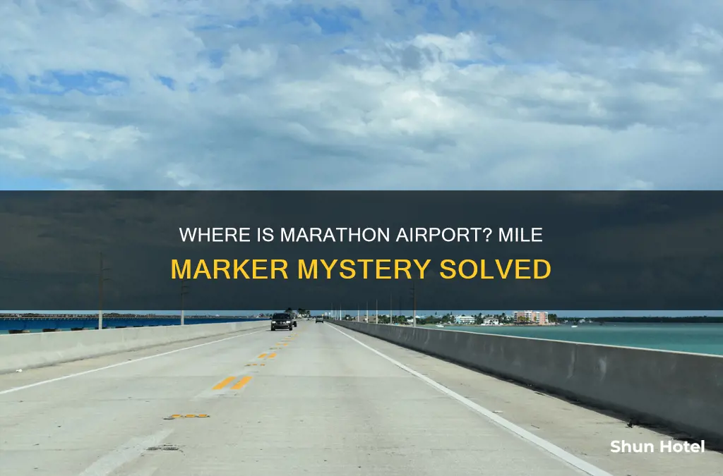 what mile marker is marathon airport