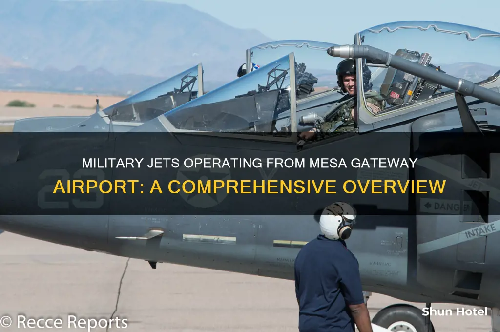 what military jets fly from mesa gateway airport