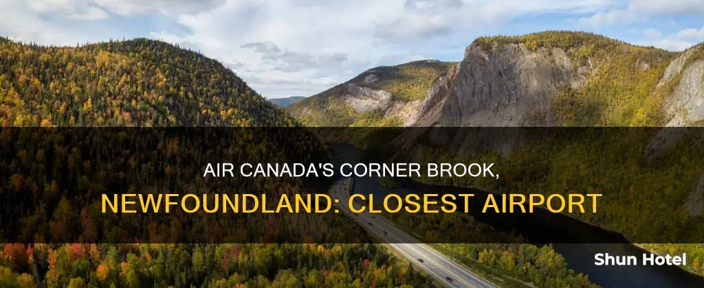 what nearest airport air canada uses for corner brook newfoundland