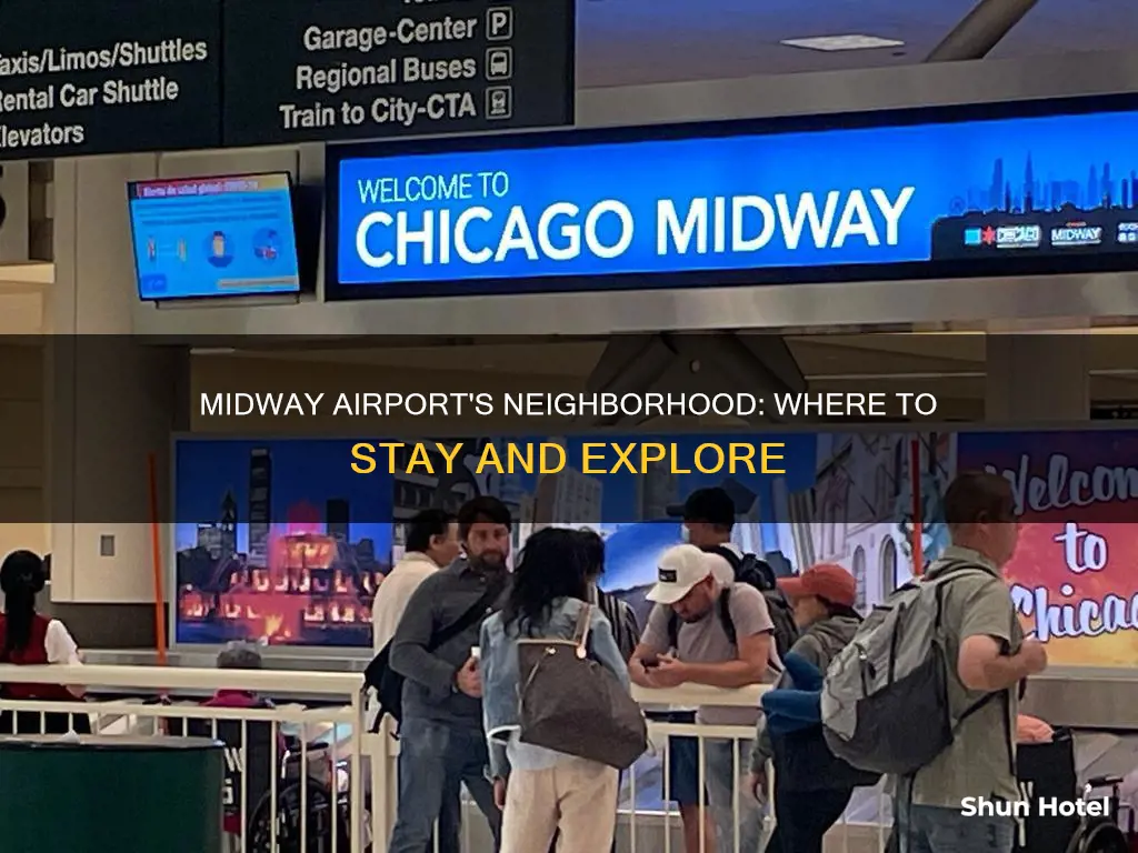 what neighborhood is midway airport in