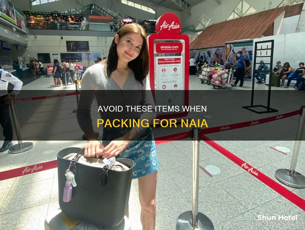 what not to bring airport naia
