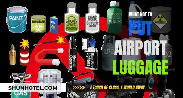 Avoiding Airport Luggage: What Not to Pack