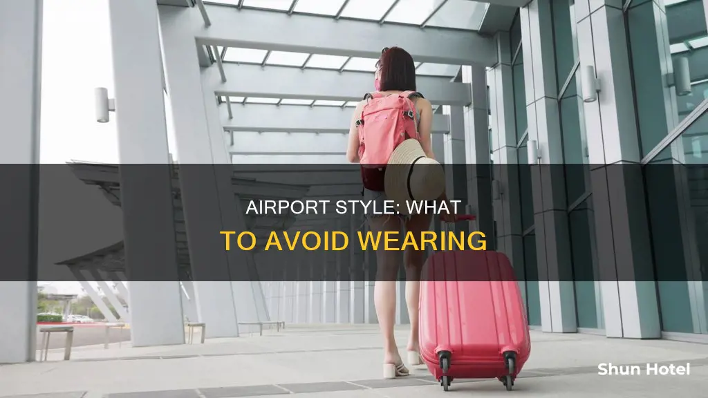 what not to wear at airport