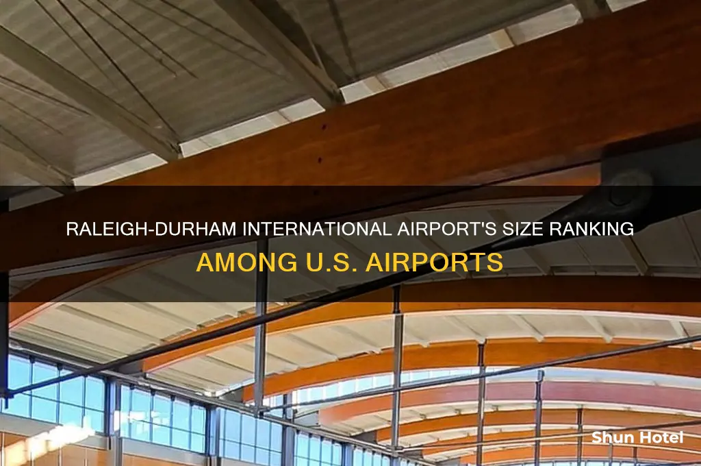 what number is raleigh internation airport as size