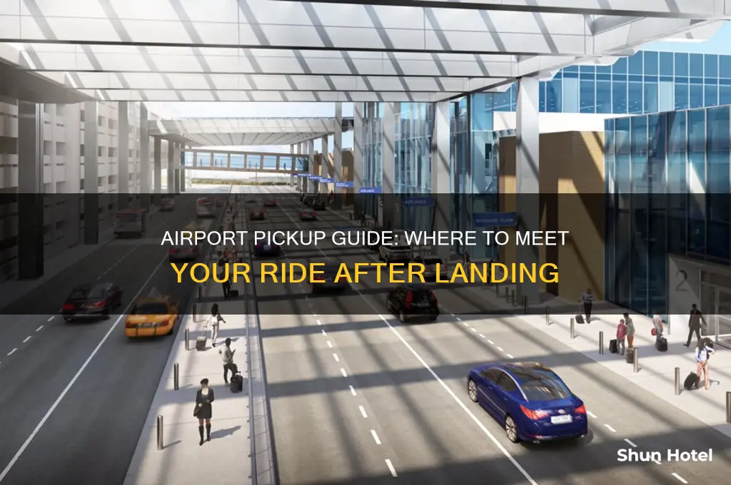 what part of an airport do people get picked up