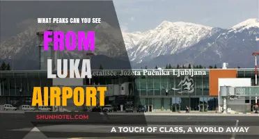 Stunning Peaks Visible from Luka Airport