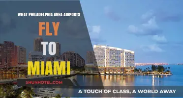 Philadelphia Area Airports Offering Direct Flights to Miami