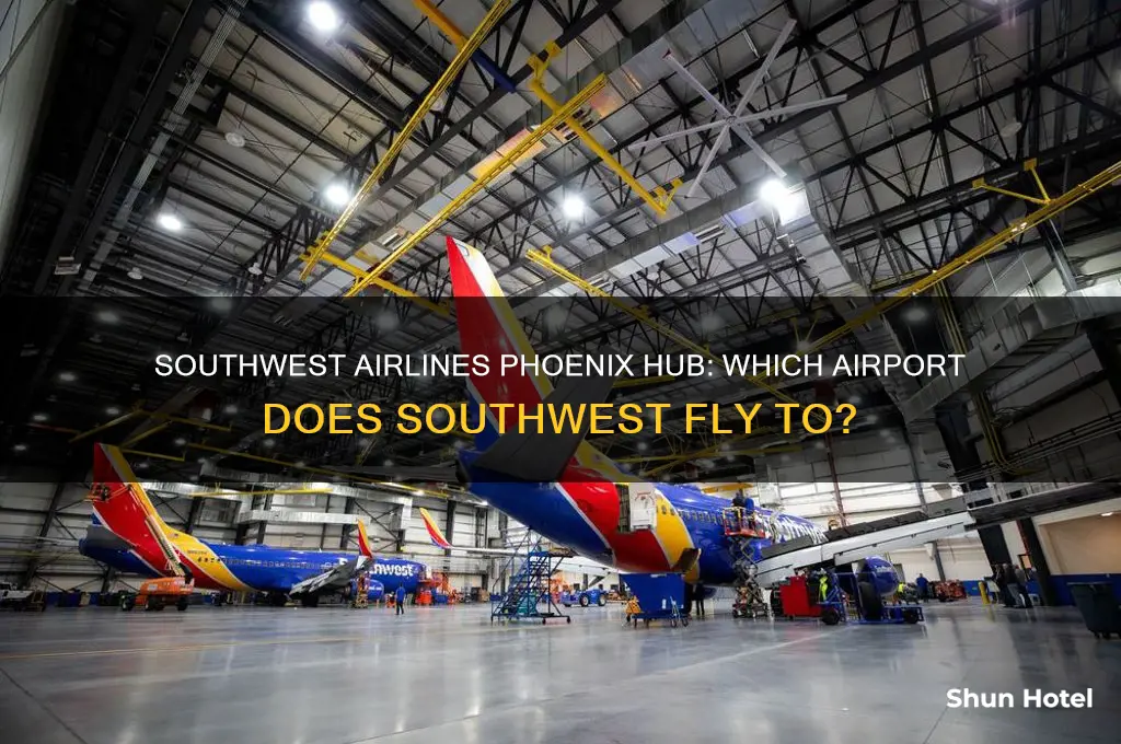what phoenix airport does southwest fly