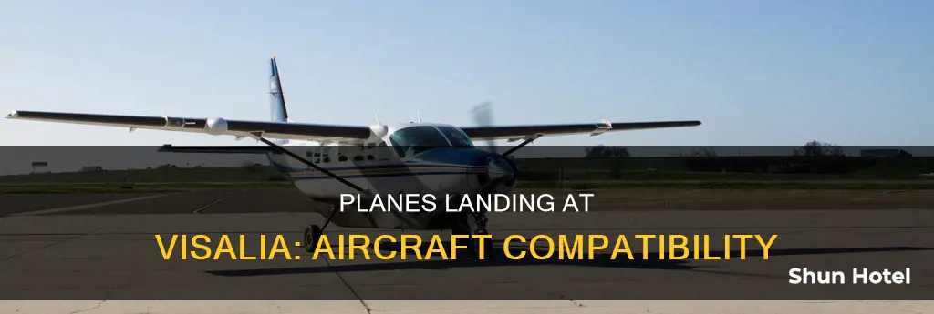 what planes can land at visalia municipal airport