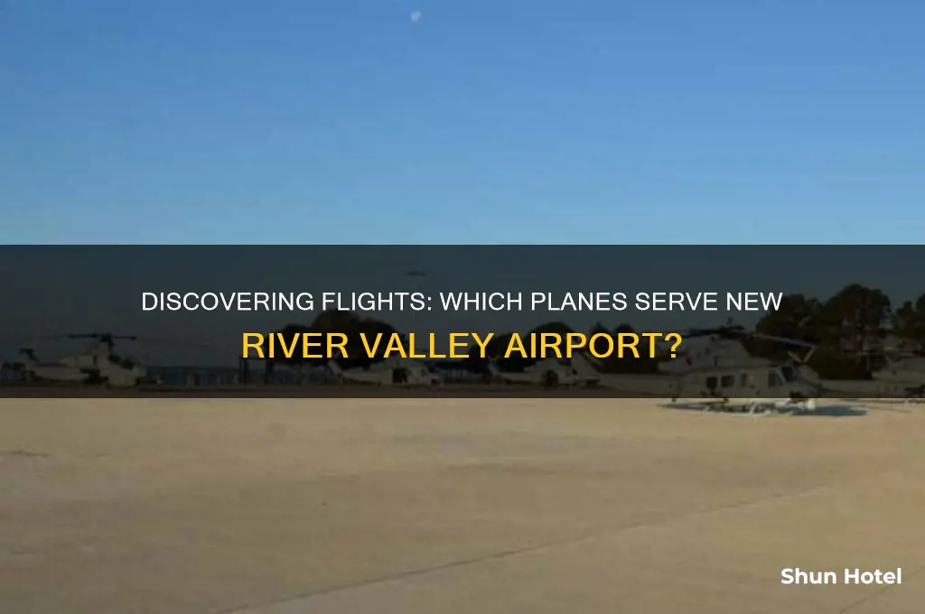 what planes fly into new river valley airport