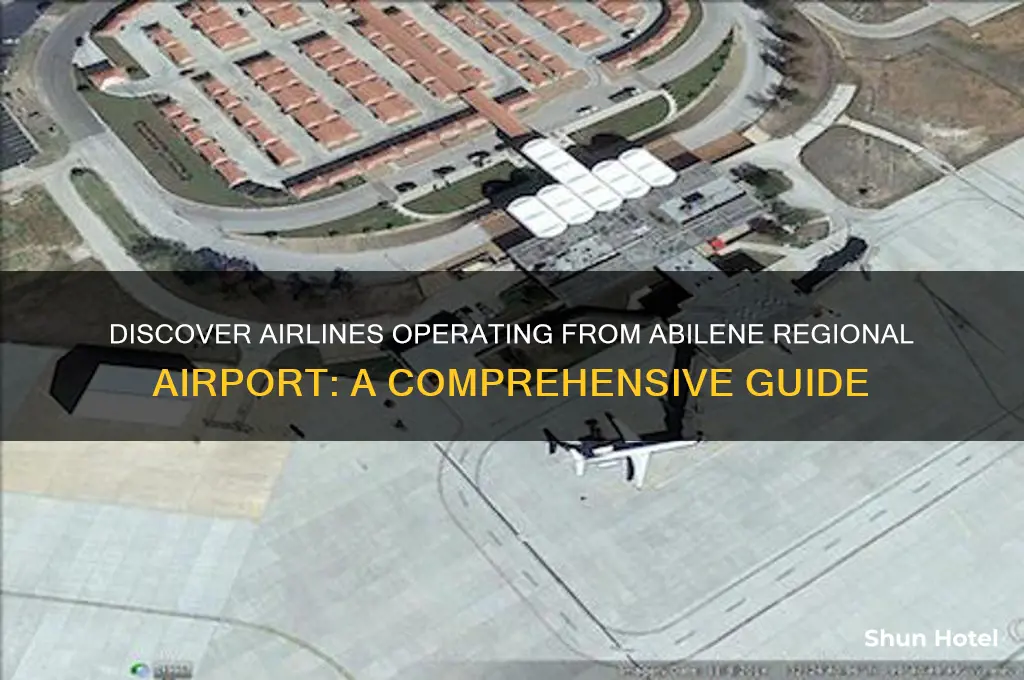 what planes fly out of abilene regional airport
