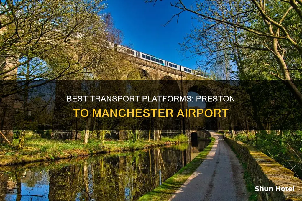 what platform preston to manchester airport
