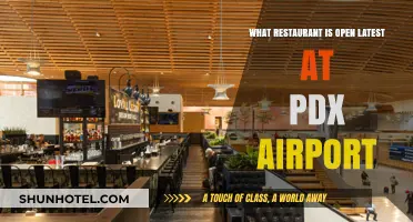 Late-Night Dining at PDX: Which Airport Restaurant Stays Open Latest?