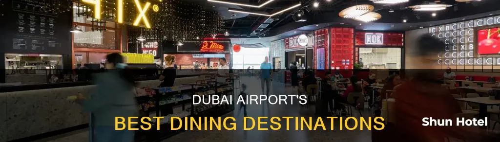 what restaurants are in dubai airport