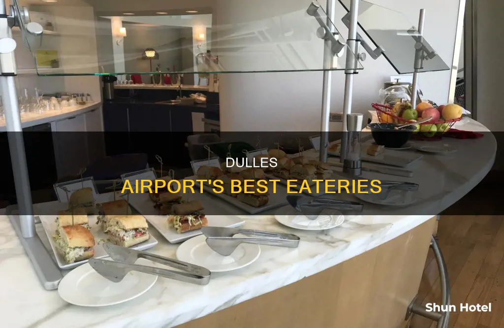 what restaurants are in dulles airport