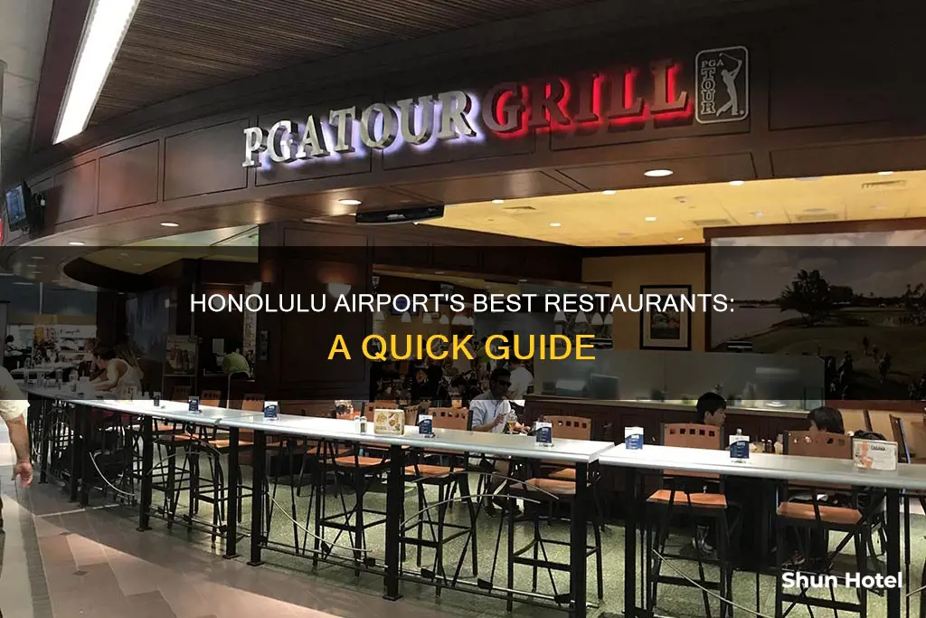 what restaurants are in honolulu airport