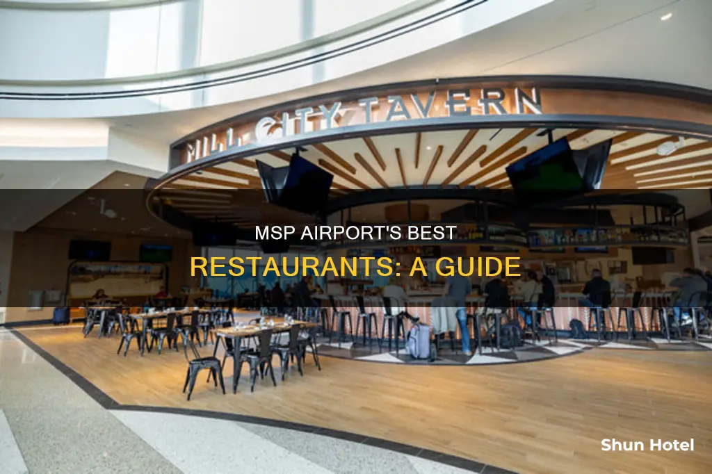 what restaurants are in msp airport