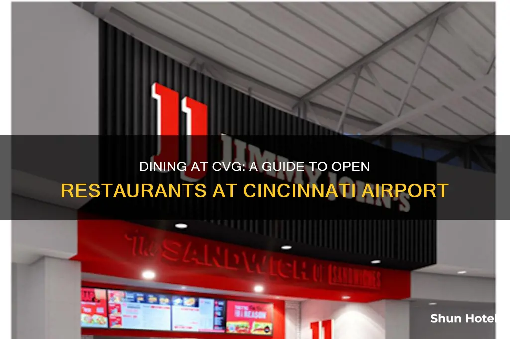 what restaurants are open at cvg airport