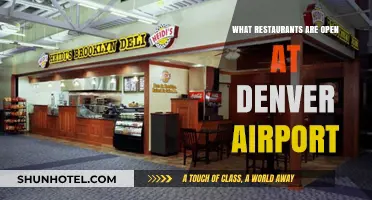Denver Airport Dining Guide: Restaurants Open for Travelers