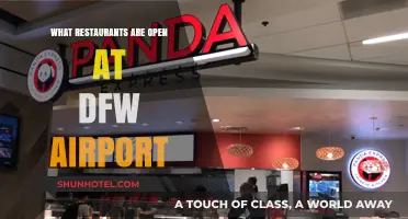 DFW Airport Dining Guide: Restaurants Open for Travelers