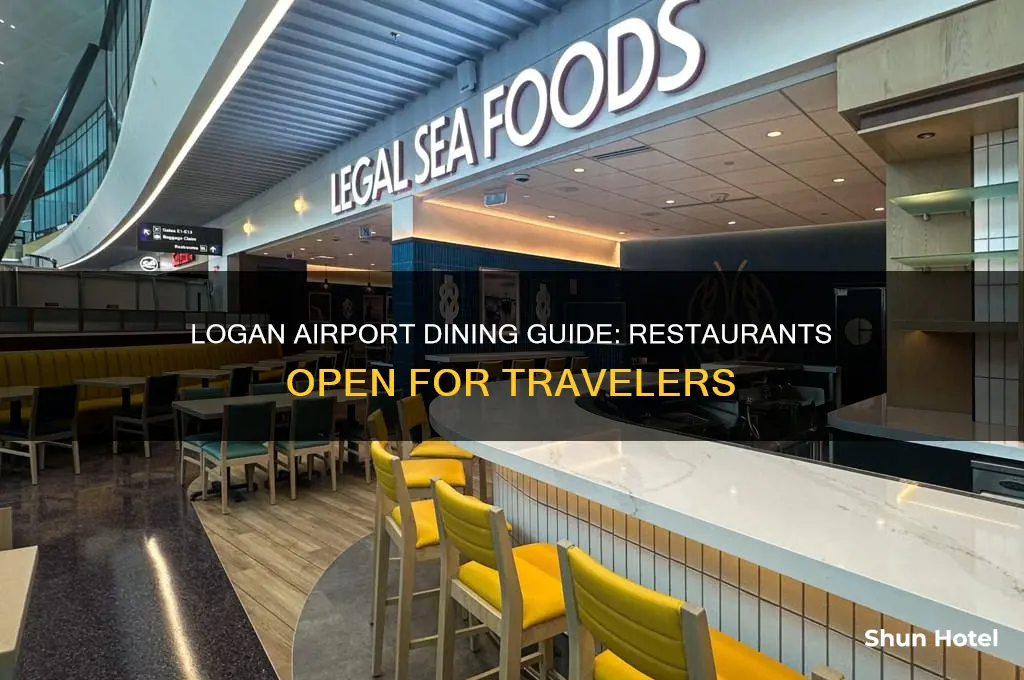 what restaurants are open at logan airport