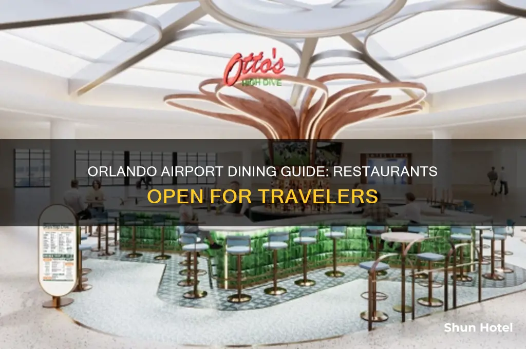 what restaurants are open at orlando airport