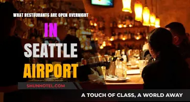 Late-Night Dining: Seattle Airport Restaurants Open Overnight for Travelers