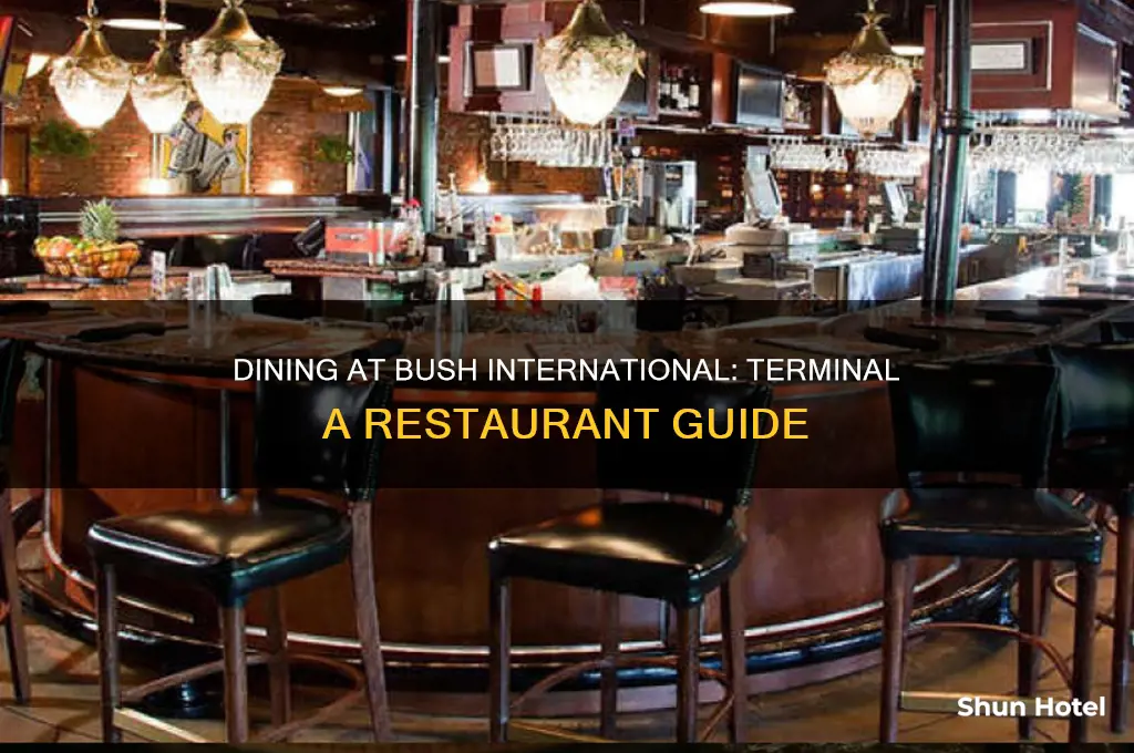 what resturants are in terminal a at bush international airport