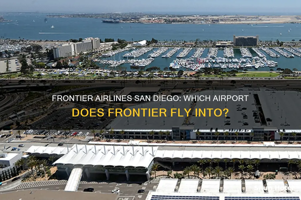 what san diego airport does frontier fly into