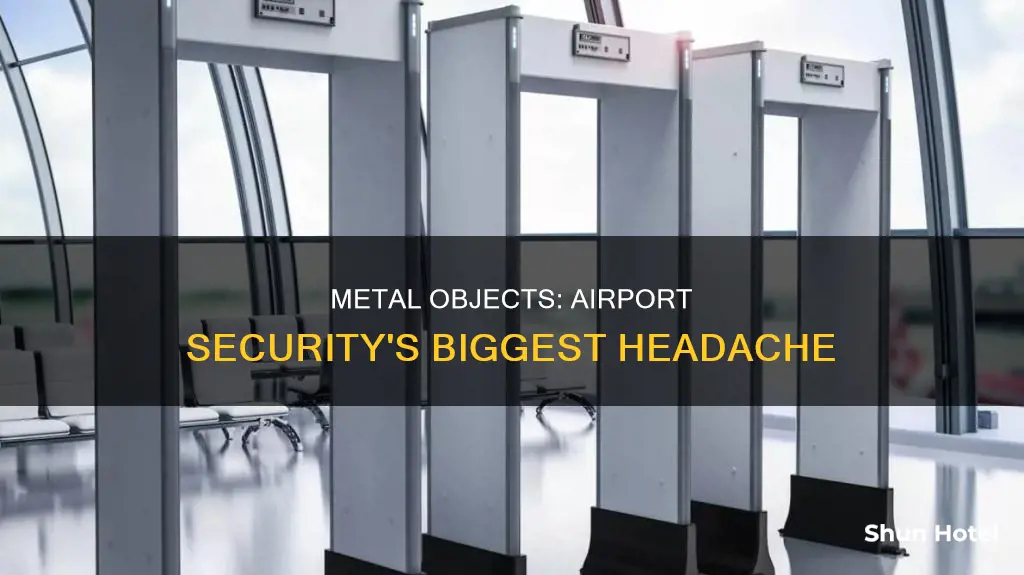 what sets off airport metal detectors