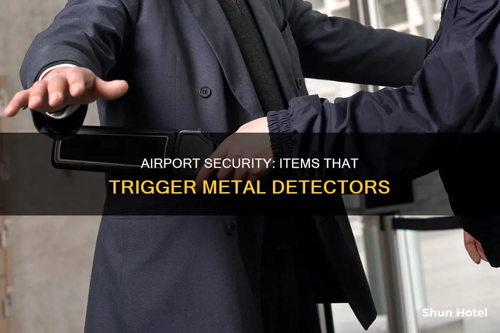 what sets off detector in airport