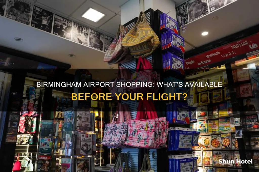 what shops are at birmingham airport