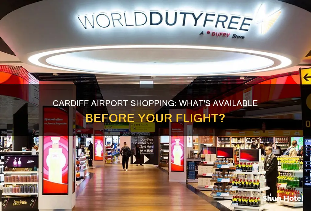 what shops are at cardiff airport