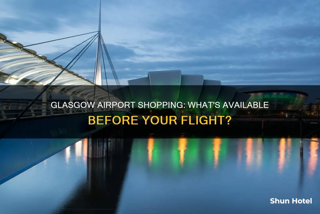 what shops are at glasgow airport