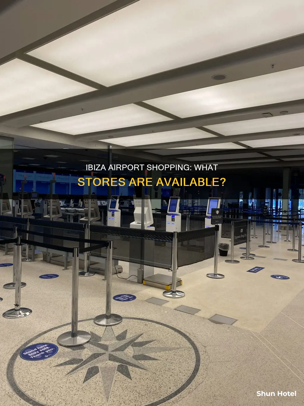 what shops are at ibiza airport