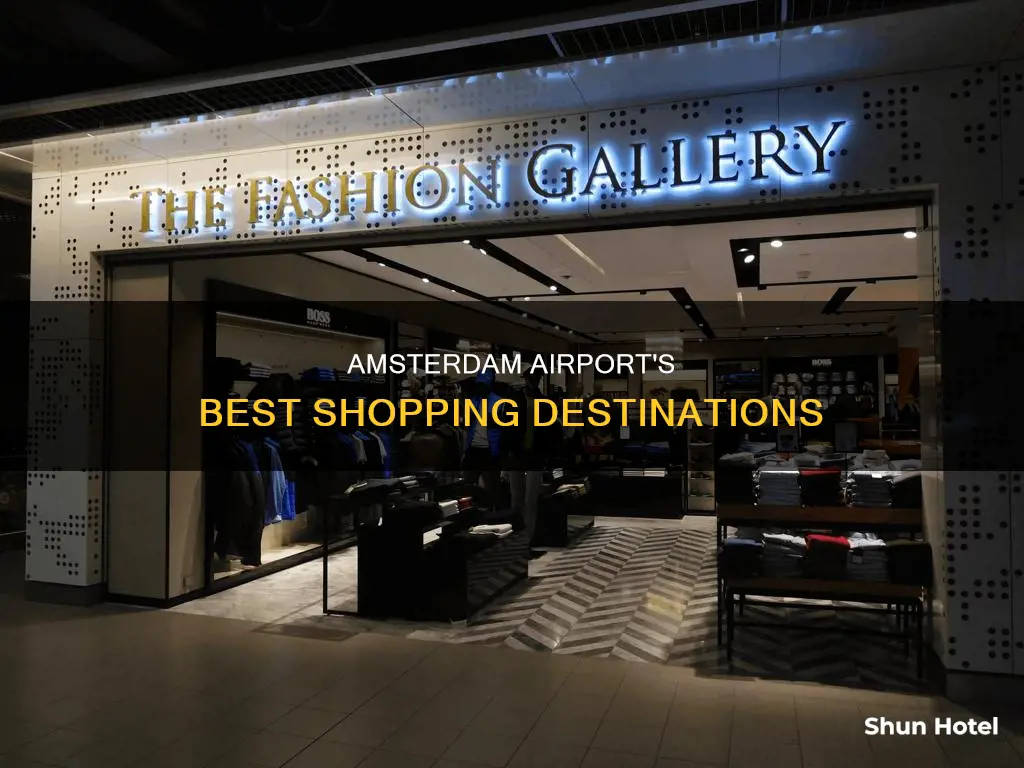 what shops are in amsterdam airport