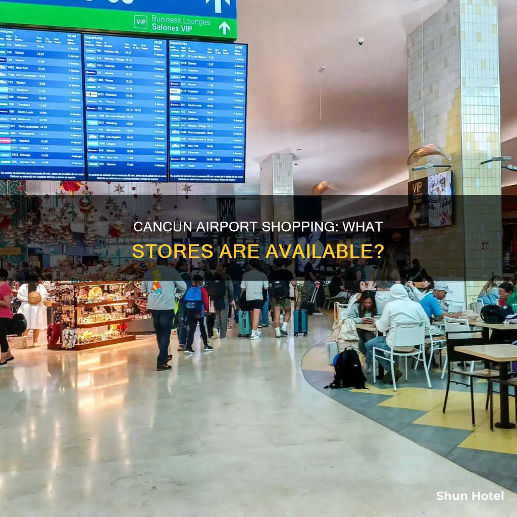 what shops are in cancun airport