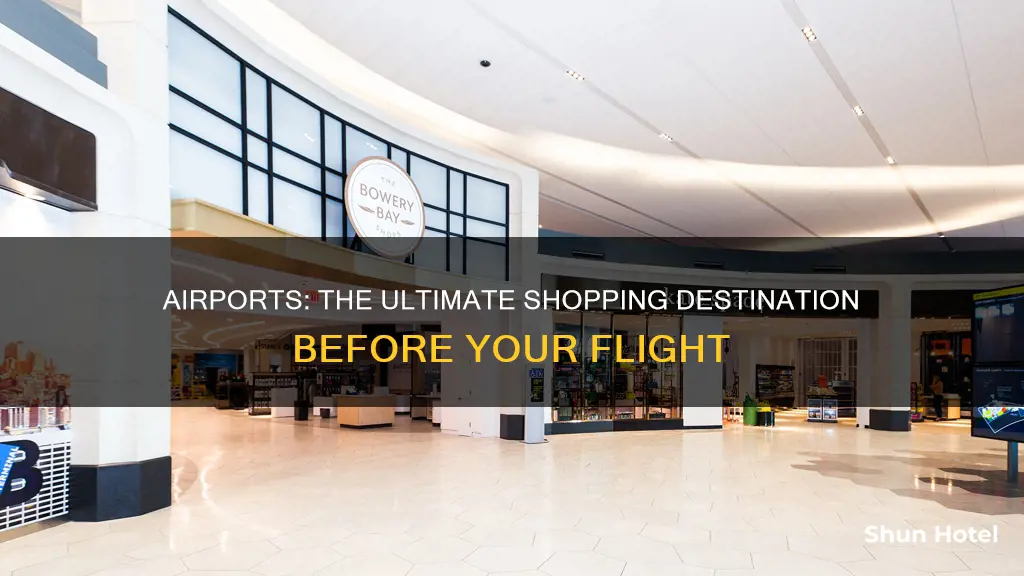 what shops are in the airport