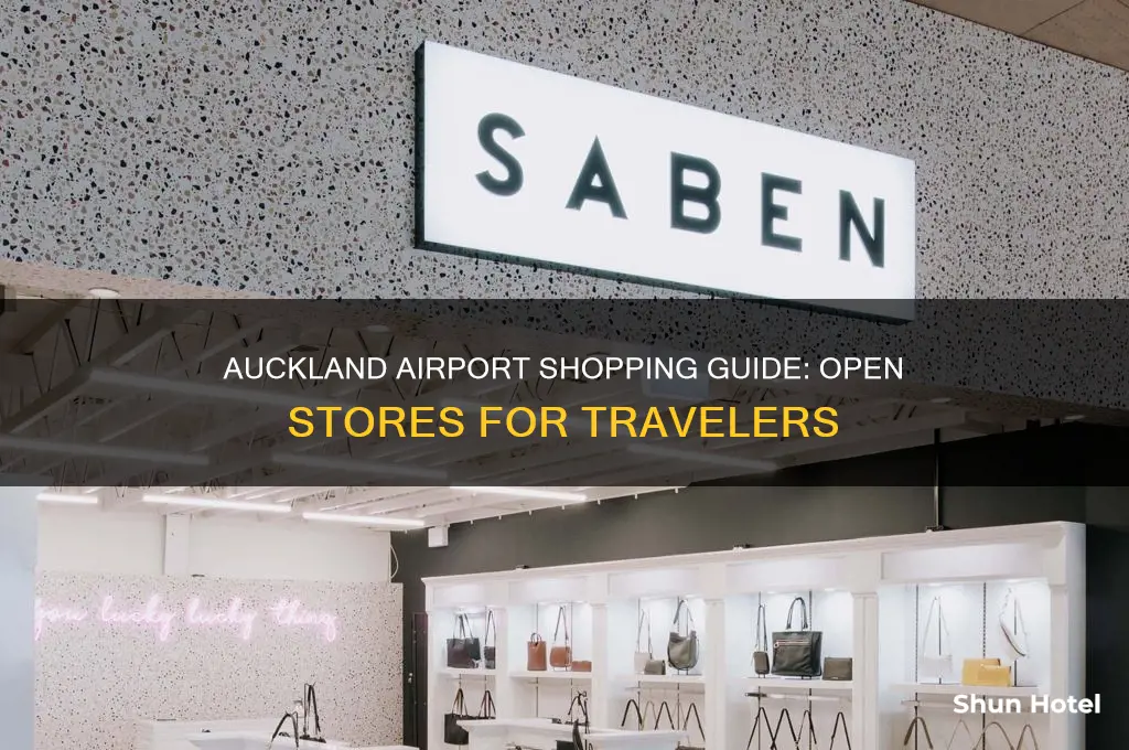 what shops are open at auckland international airport