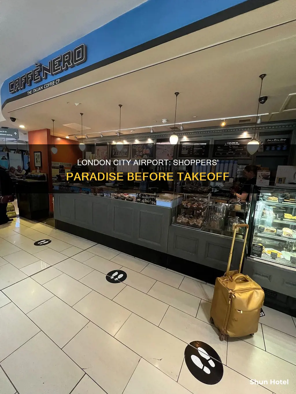 what shops at london city airport