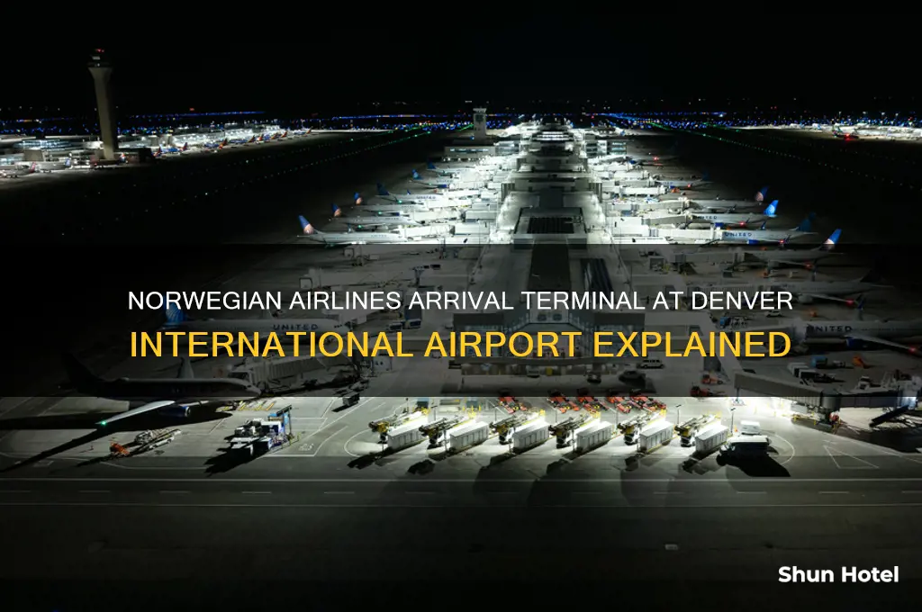 what side does norwegian airlines arrive at denver international airport
