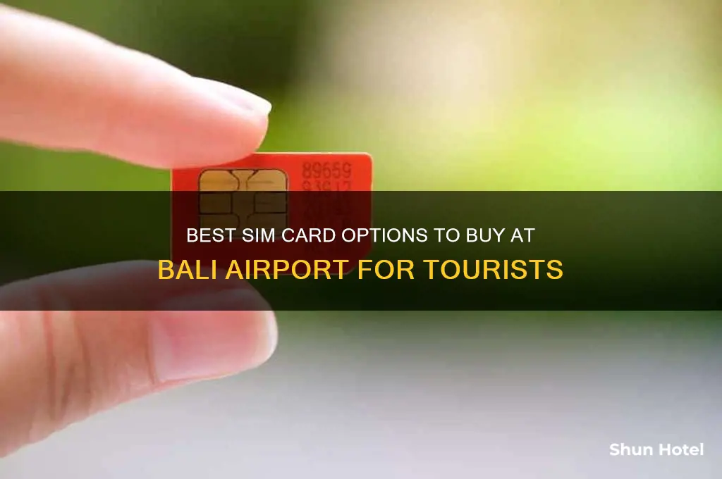 what sim card to get at bali airport