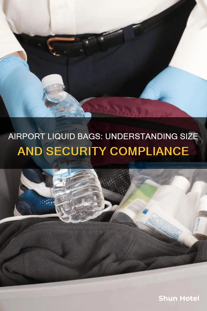 what size are airport liquid bags