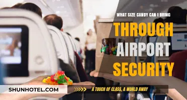 Candy Portion Guide: Airport Security Rules