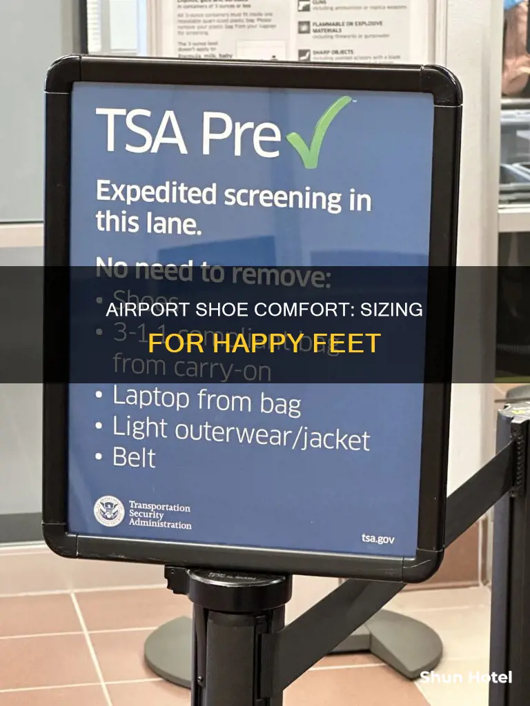 what size of shoes for airports