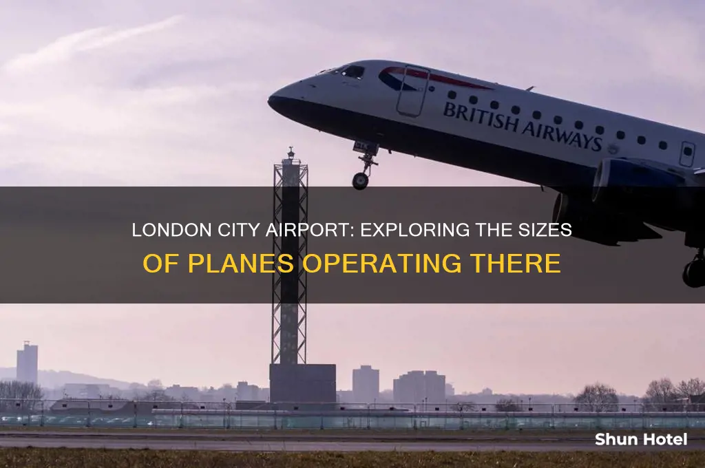 what size planes fly from london city airport