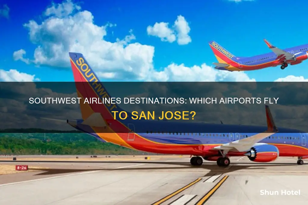 what southwest airports fly to san jose