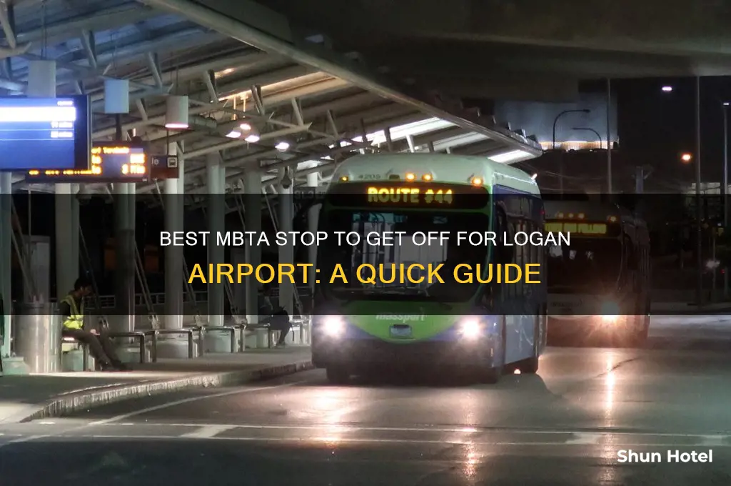 what stop to get off to get to logan airport