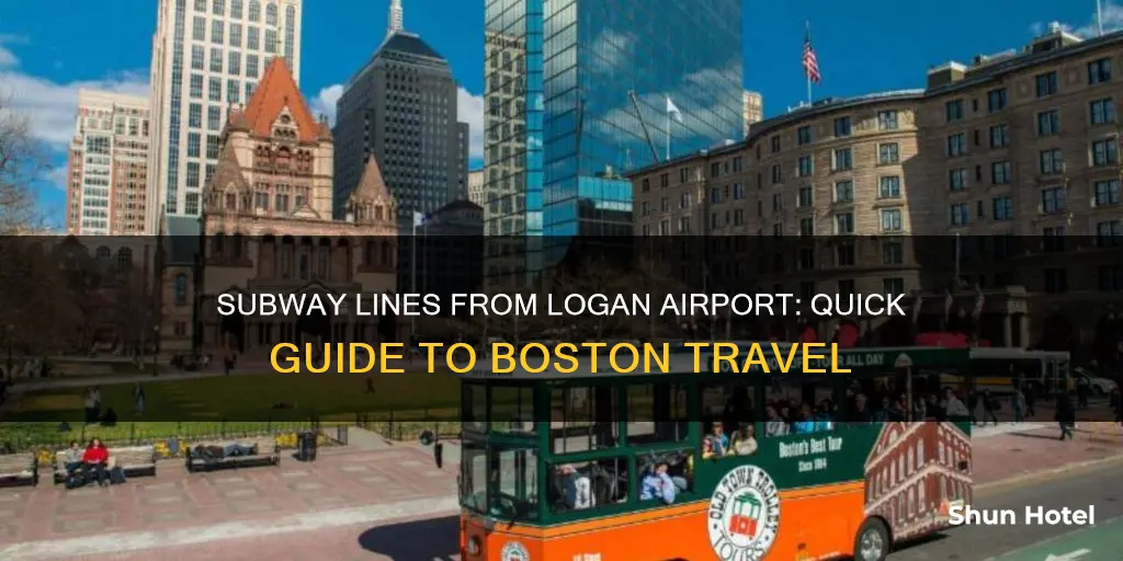what subway lines leave logan airport