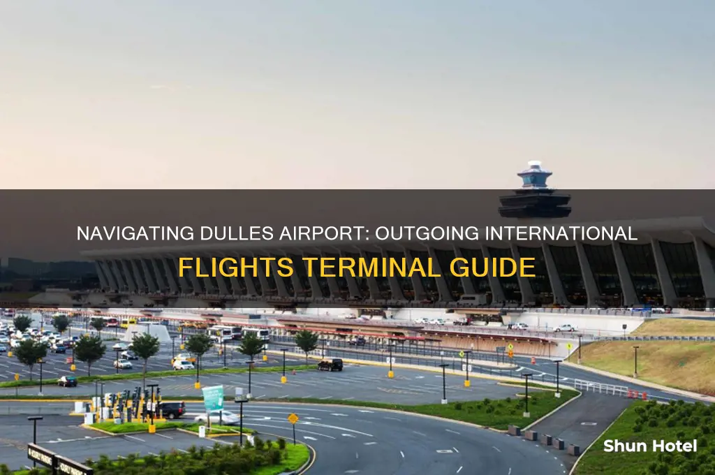 what terminal are outgoing international flights at dulles airport